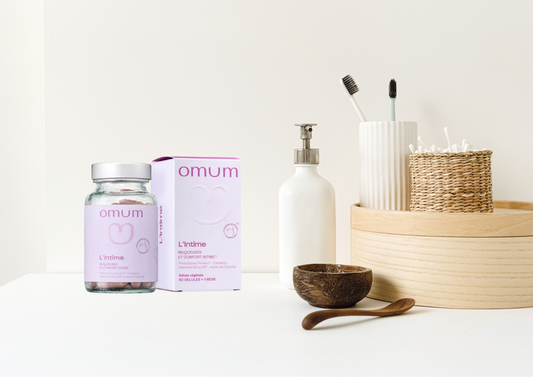 Complément alimentaire confort intime et urinaire L'Intime Omum compatible grossesse et allaitement!