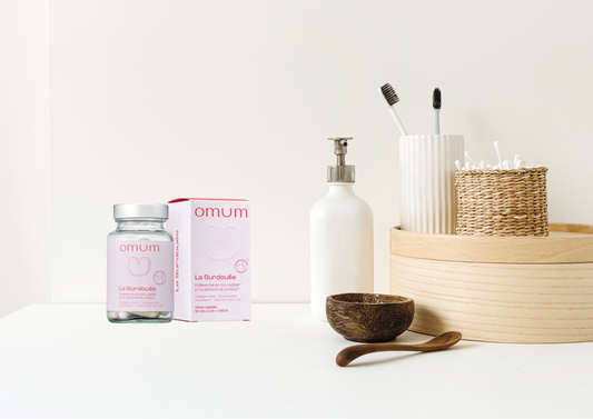 Complément alimentaire collagène beauté de la peau La Surdouée de Omum compatible grossesse et allaitement!